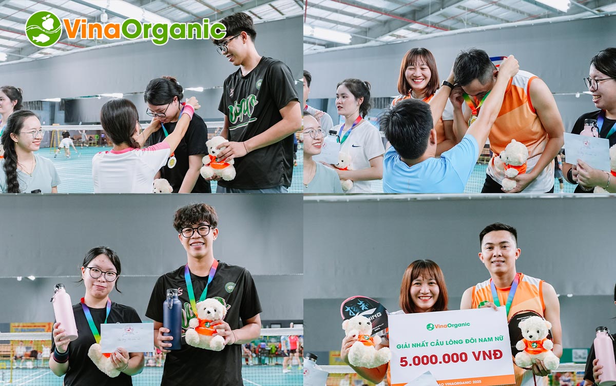 Để hoàn thành chuỗi Hội Thao VinaOrganic, toàn thể CBNV tiếp tục đến với môn thi cuối - Giải cầu lông Đôi nam nữ.