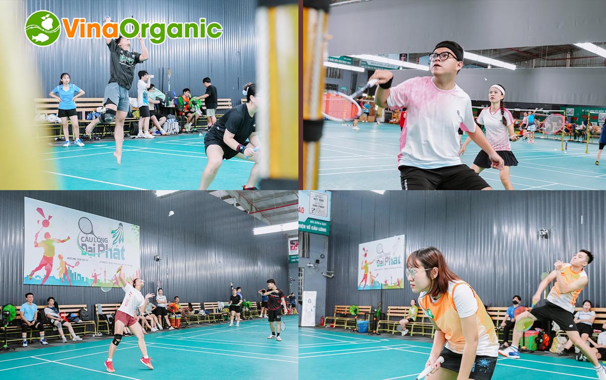 Để hoàn thành chuỗi Hội Thao VinaOrganic, toàn thể CBNV tiếp tục đến với môn thi cuối - Giải cầu lông Đôi nam nữ.
