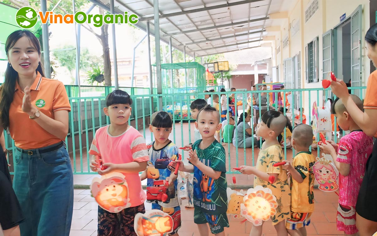 VinaOrganic đã tổ chức chương trình thiện nguyện “Trung thu yêu thương” tại Mái ấm An Lạc, thuộc chùa Pháp Tánh