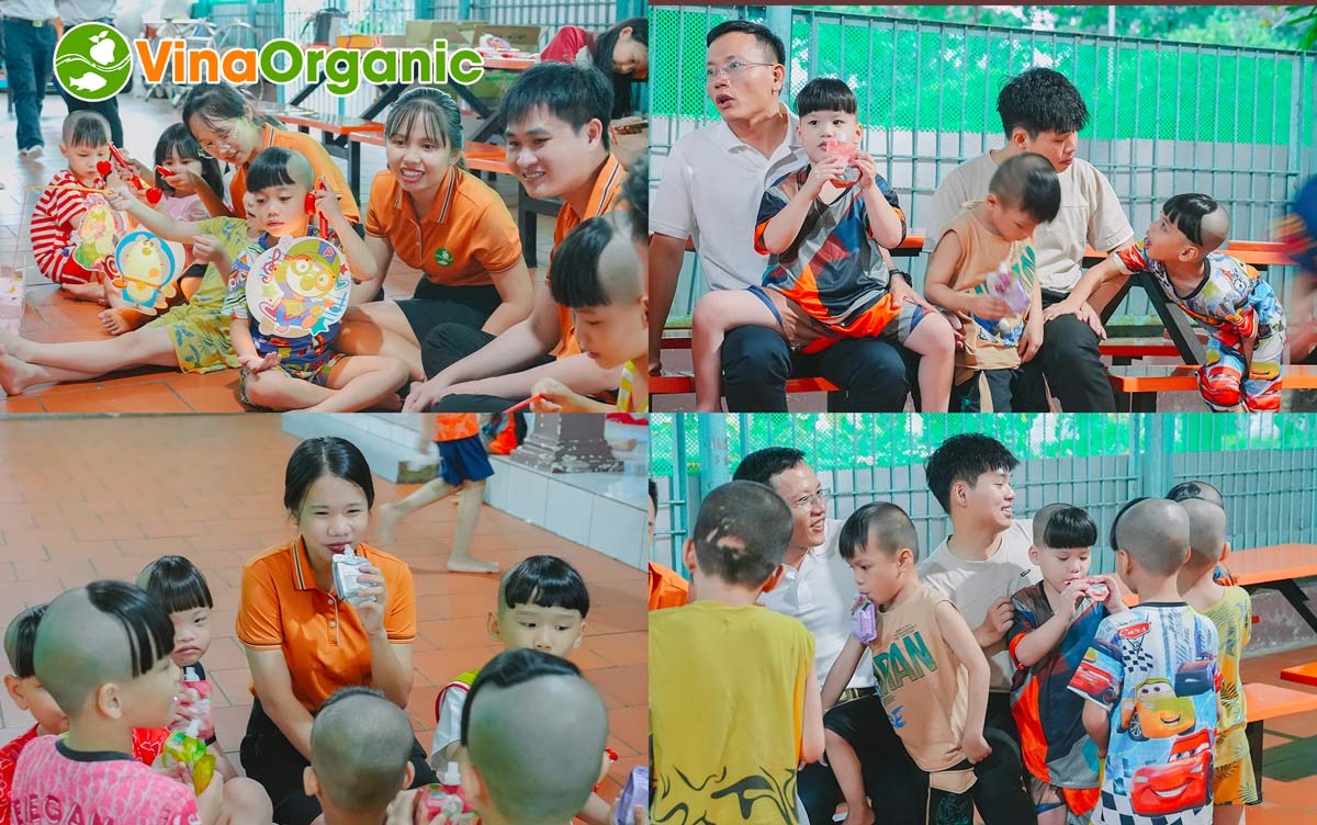 VinaOrganic đã tổ chức chương trình thiện nguyện “Trung thu yêu thương” tại Mái ấm An Lạc, thuộc chùa Pháp Tánh