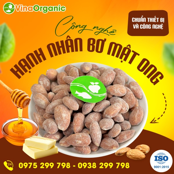 Chuyển giao công nghệ Hạnh nhân tẩm vị Bơ Mật Ong giòn béo, hấp dẫn