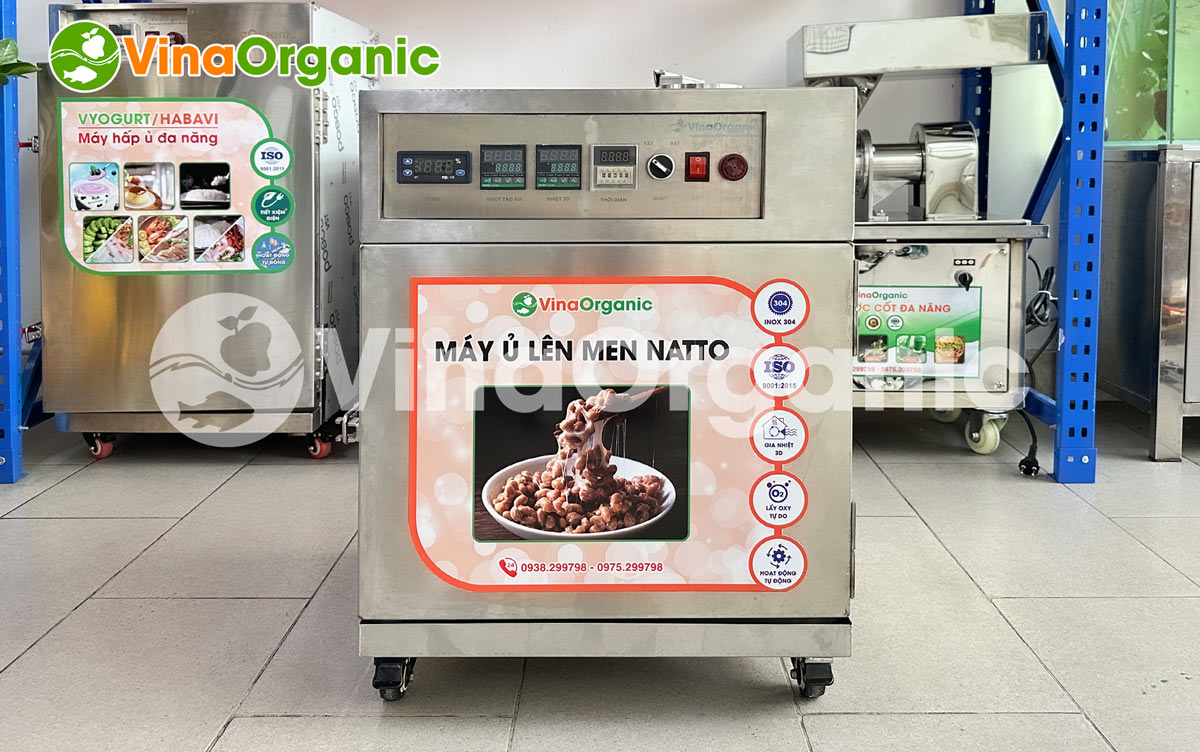 Máy ủ lên men natto 3 khay NATTO0344, full inox 304, lên men hiệu quả, chất lượng, tiết kiệm điện... Hotline/Zalo: 0938299798 – 0975299798