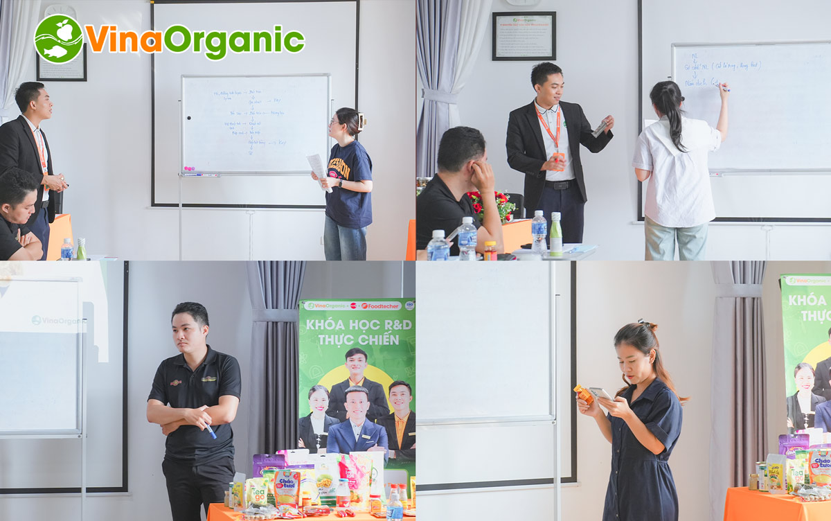 Tháng 10 vừa qua, VinaOrganic đã tổ chức thành công Khoá học R&D thực chiến với sự tham gia đông đảo của các học viên.