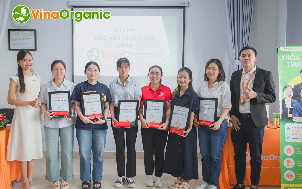 Tháng 10 vừa qua, VinaOrganic đã tổ chức thành công Khoá học R&D thực chiến với sự tham gia đông đảo của các học viên.