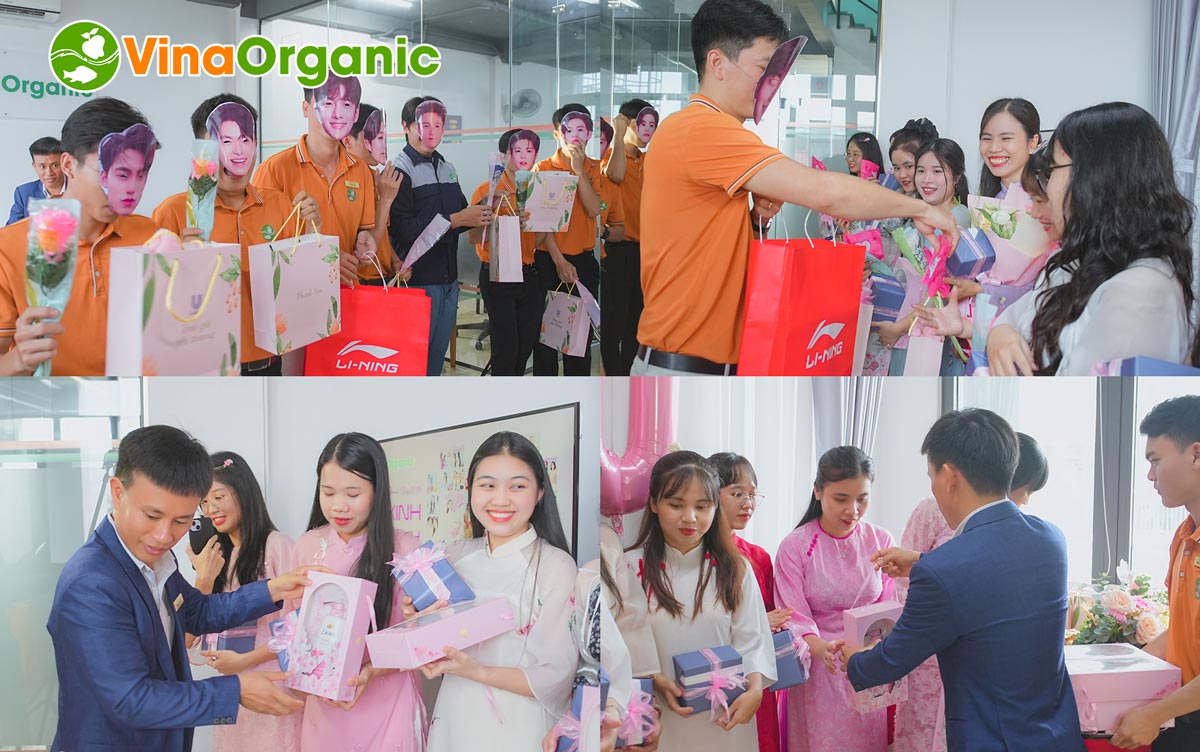 VinaOrganic đã tổ chức buổi lễ thân mật và đầy ý nghĩa để tri ân những "bông hoa đẹp" của đại gia đình mình nhân dịp ngày Phụ nữ Việt Nam