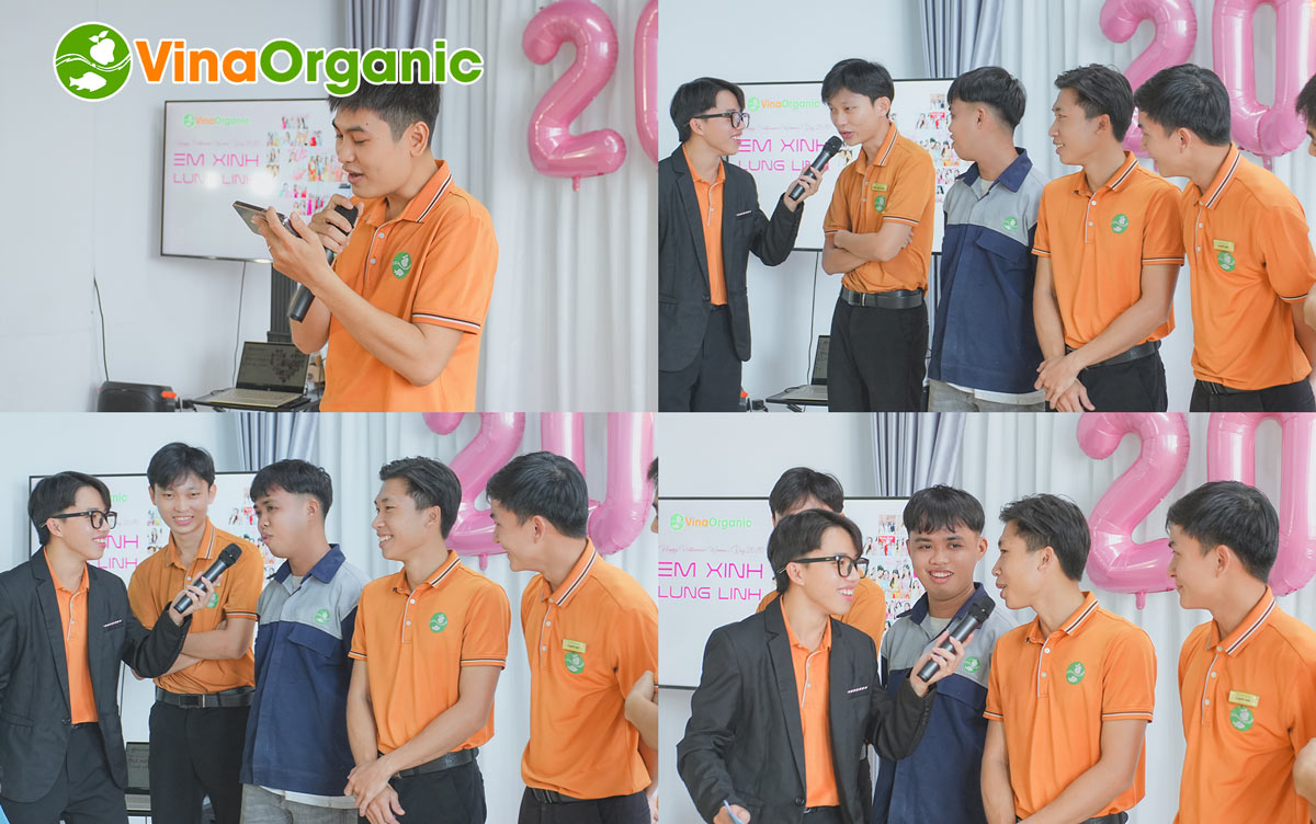 VinaOrganic đã tổ chức buổi lễ thân mật và đầy ý nghĩa để tri ân những "bông hoa đẹp" của đại gia đình mình nhân dịp ngày Phụ nữ Việt Nam