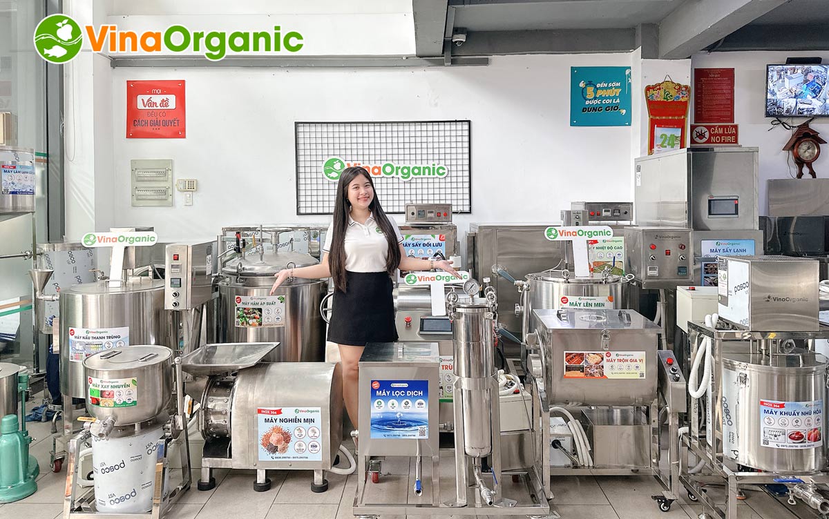 VinaOrganic setup xưởng máy thiết bị từ A - Z cho khách hàng tại Đồng Tháp. Liên hệ tư vấn: 0938 2999798 - 0975 299798