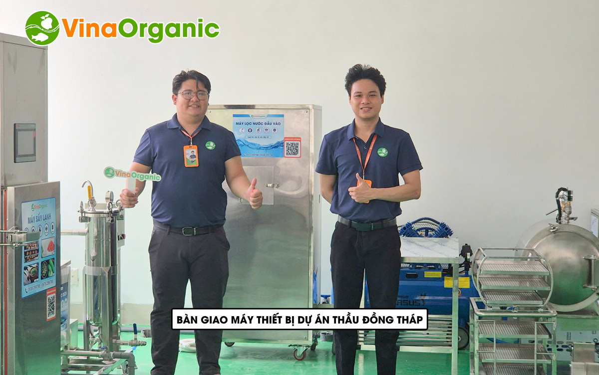 VinaOrganic setup xưởng máy thiết bị từ A - Z cho khách hàng tại Đồng Tháp. Liên hệ tư vấn: 0938 2999798 - 0975 299798