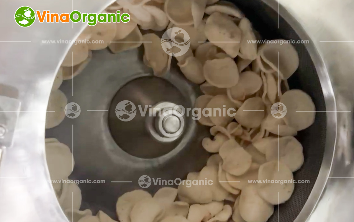 VinaOrganic bàn giao dây chuyền bánh phồng tôm tự động tại TP.HCM. Sản phẩm giòn ngon, đạt chuẩn. Liên hệ 0975.299.798 để tư vấn!