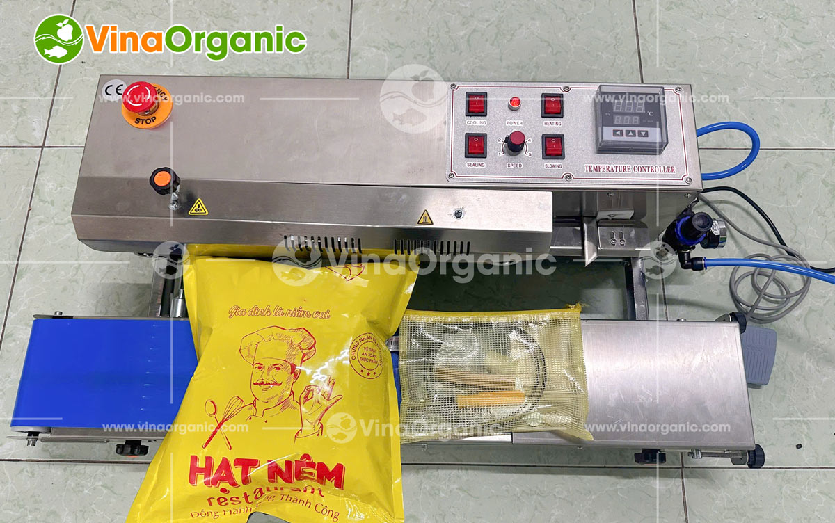 VinaOrganic bàn giao dây chuyền bánh phồng tôm tự động tại TP.HCM. Sản phẩm giòn ngon, đạt chuẩn. Liên hệ 0975.299.798 để tư vấn!