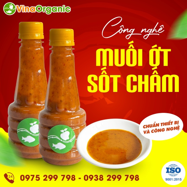 Chuyển giao công nghệ Muối ớt sốt chấm - Muối chấm Chú Hải bắt mắt