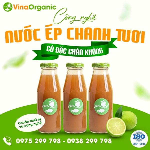 Chuyển giao công nghệ Nước ép chanh tươi cô đặc chân không
