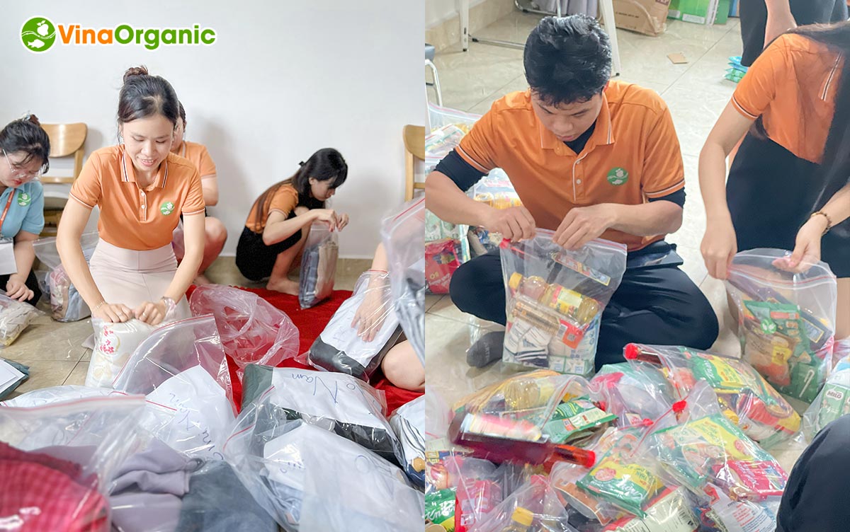 Với tinh thần “lá lành đùm lá rách”, đại gia đình VinaOrganic cùng nhau sẻ chia và lan tỏa yêu thương, hướng về miền Trung thân thương!