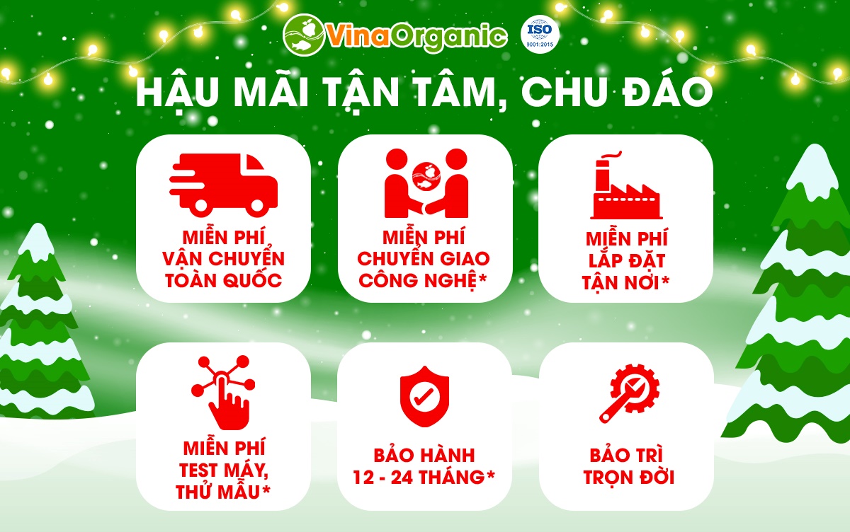 Nhằm tiếp thêm động lực cho hành trình ấy, VinaOrganic gửi đến Quý khách hàng chương trình ưu đãi lớn duy nhất trong tháng 12 này.