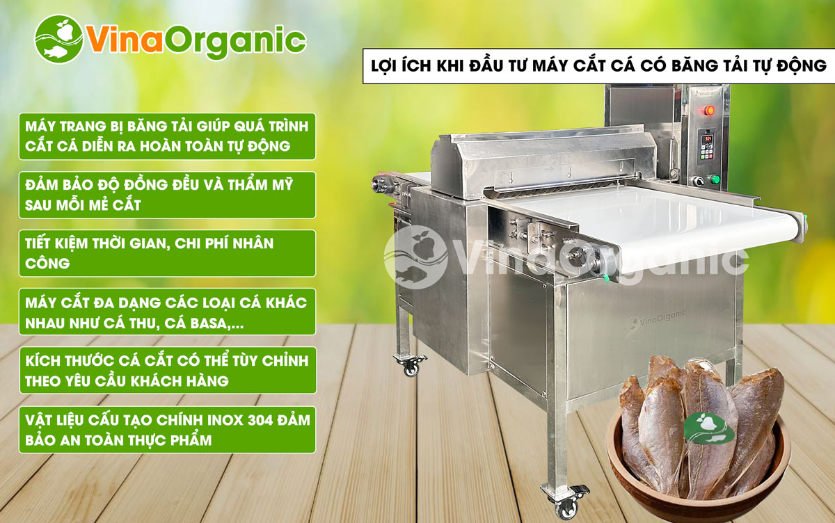 MCC20 - Máy cắt cá băng tải tự động, cắt cá nhanh chóng, chất lượng. Liên hệ ngay Hotline/Zalo: 0975.299798 – 0938.299798 để được tư vấn chi tiết!