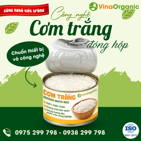 Chuyển giao công nghệ Cơm trắng đóng hộp tiệt trùng ăn liền, tiện lợi, an toàn