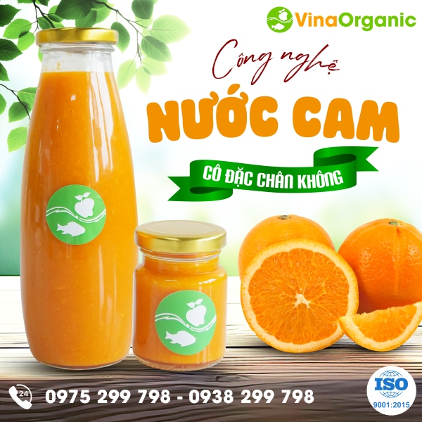 Chuyển giao công nghệ Nước cam cô đặc chân không giữ trọn màu sắc và dinh dưỡng