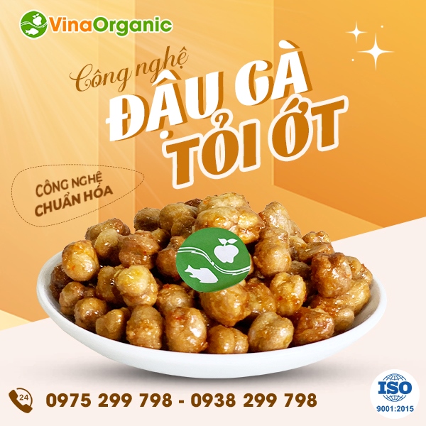 Chuyển giao công nghệ đậu gà tỏi ớt giòn tan, đẹp mắt