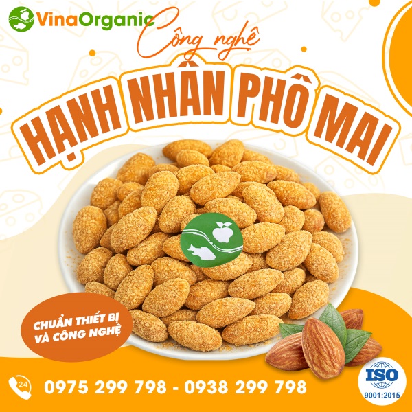 Chuyển giao công nghệ hạnh nhân phô mai bùi béo, hấp dẫn