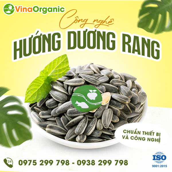 Chuyển giao công nghệ Hạt hướng dương rang chín đều, giòn ngon